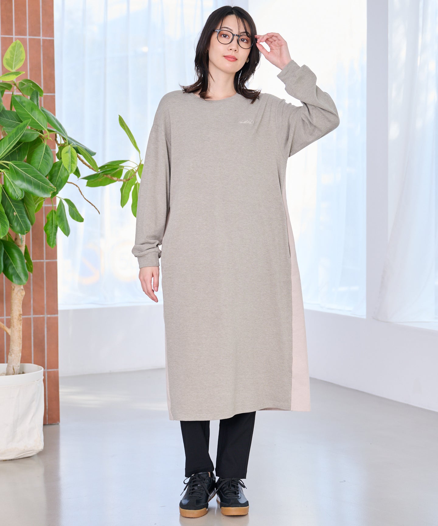 Arnold Palmer マシュマロ天竺 ドッキングワンピース